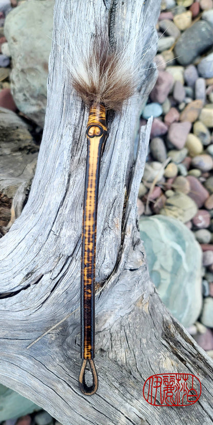Natural Skunk Paintbrush With Bamboo Handle Art & Crafting Tools Elizabeth Schowachert Art