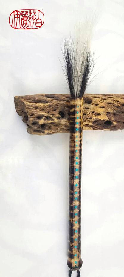 Natural Skunk Paintbrush With Bamboo Handle Paintbrush Elizabeth Schowachert Art