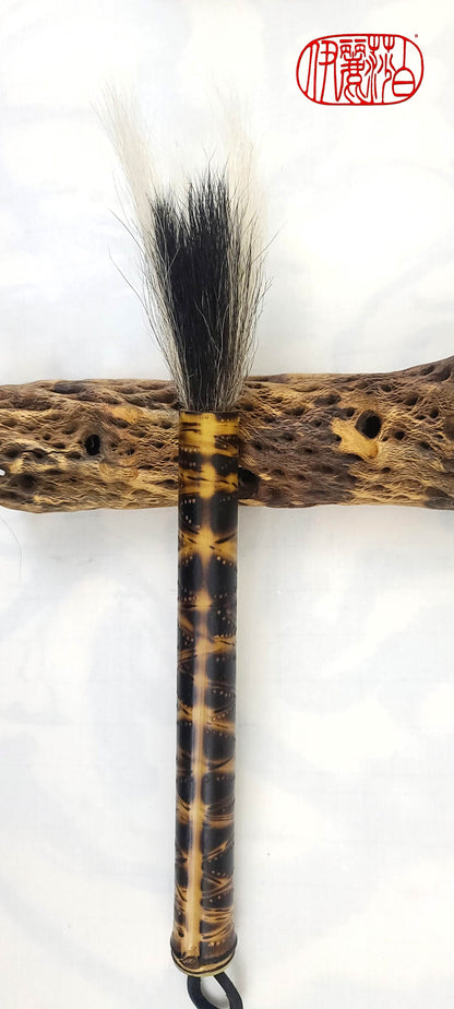 Natural Skunk Paintbrush With Bamboo Handle SB301 Paintbrush Elizabeth Schowachert Art