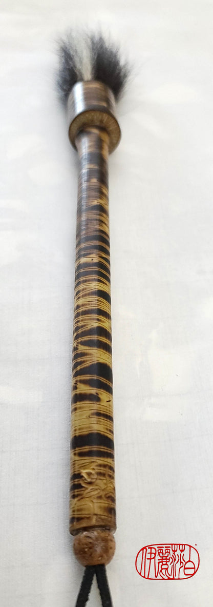 Natural Skunk Paintbrush With Bamboo Handle SB308 Paintbrush Elizabeth Schowachert Art