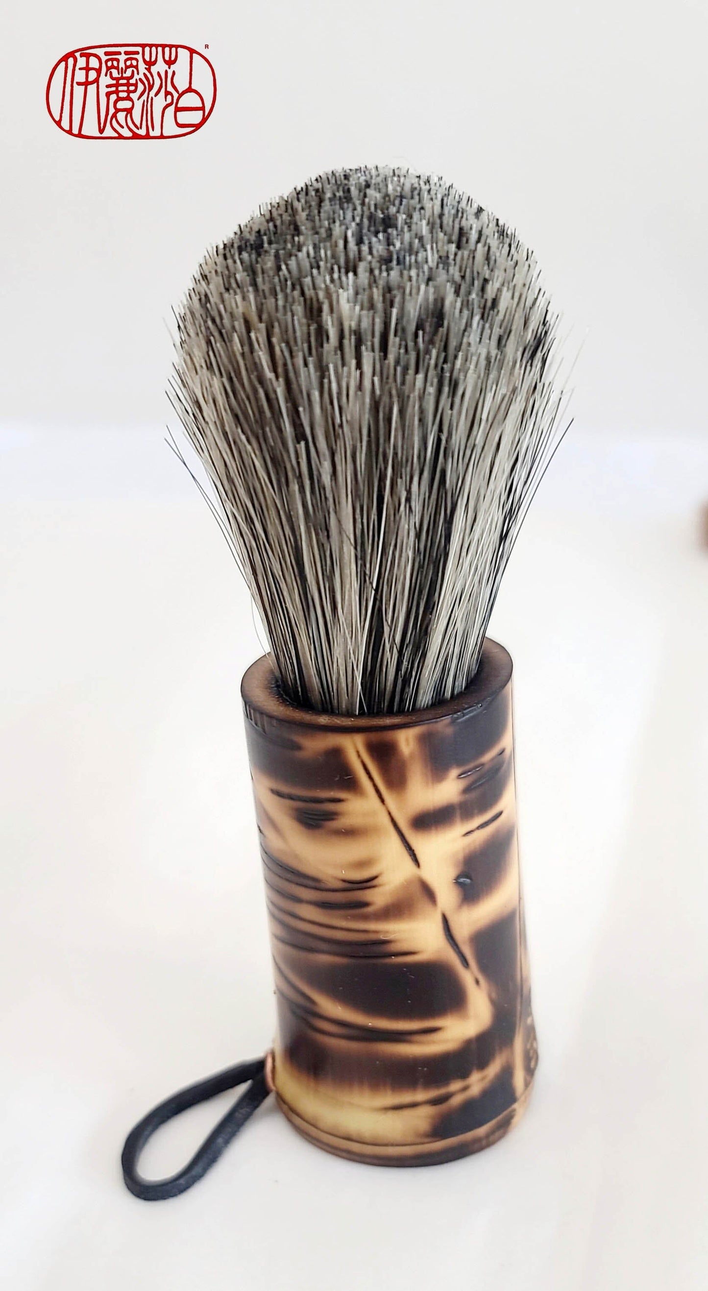 Round Dome Grey Horse Hair Paintbrush Paintbrush Elizabeth Schowachert Art