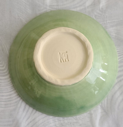 Smaller Stoneware Dragon Bowl B7 Ceramic & Pottery Glazes Elizabeth Schowachert Art