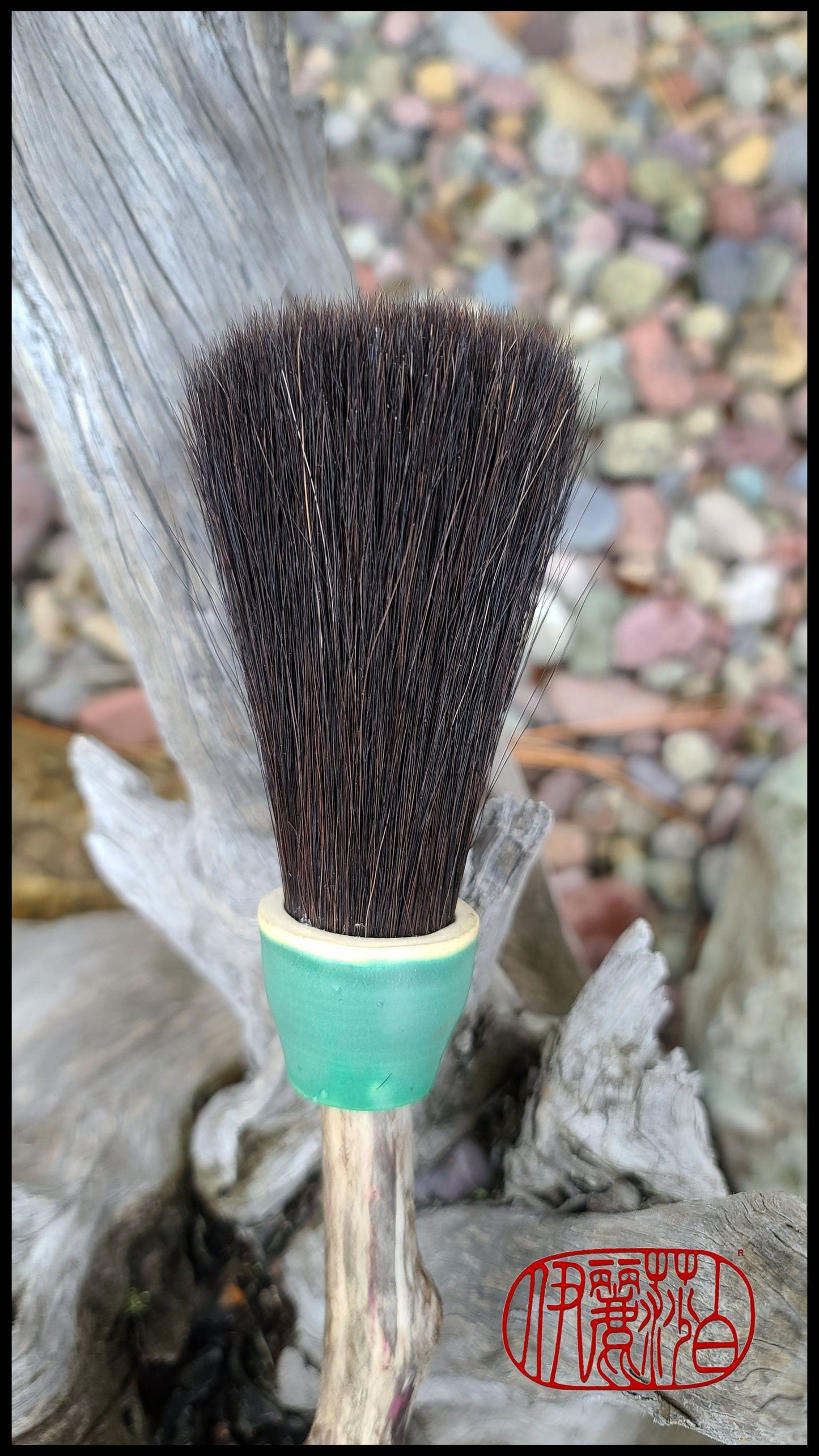 Sumi-e Black Horsehair Paint Brush Art Supplies Elizabeth Schowachert Art