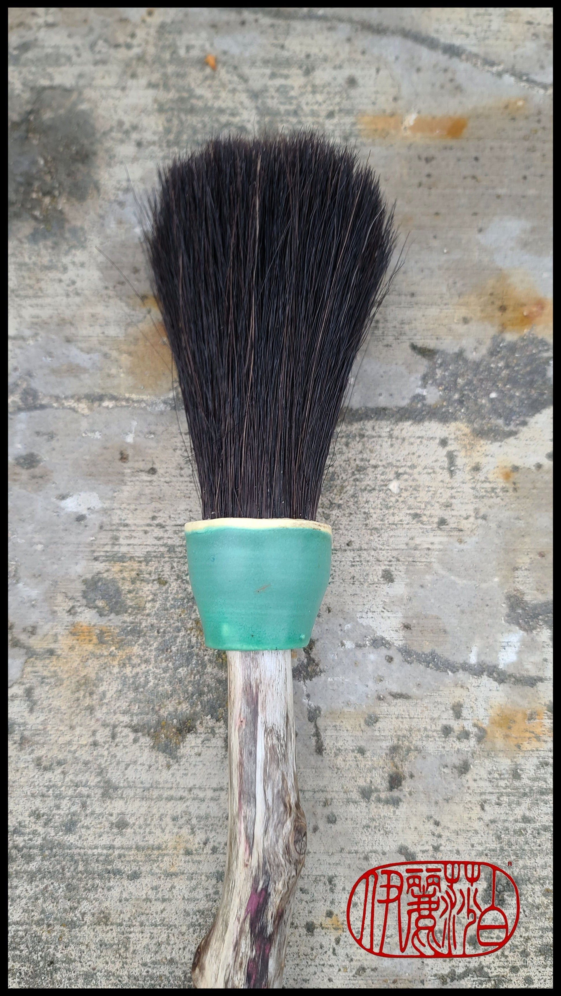 Sumi-e Black Horsehair Paint Brush Art Supplies Elizabeth Schowachert Art