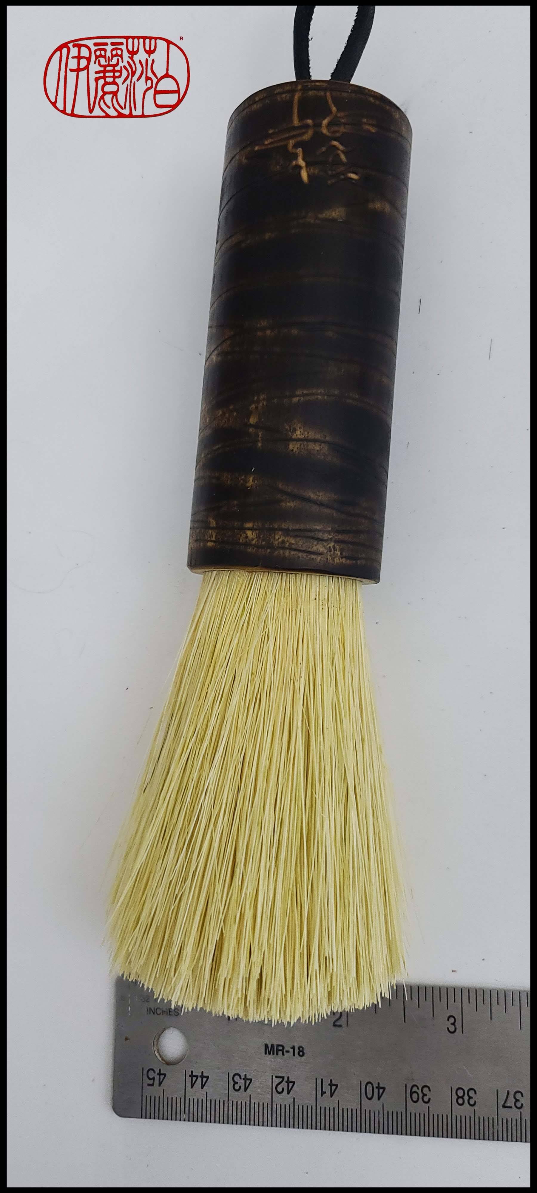 Tampico Fiber 3.5" Bristle Paintbrush with Bamboo Handle Art Supplies Elizabeth Schowachert Art