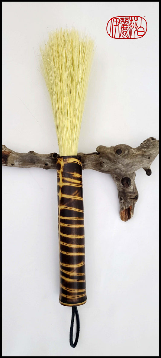 Tampico Fiber 7.5" Bristle Paintbrush with Bamboo Handle Art Supplies Elizabeth Schowachert Art