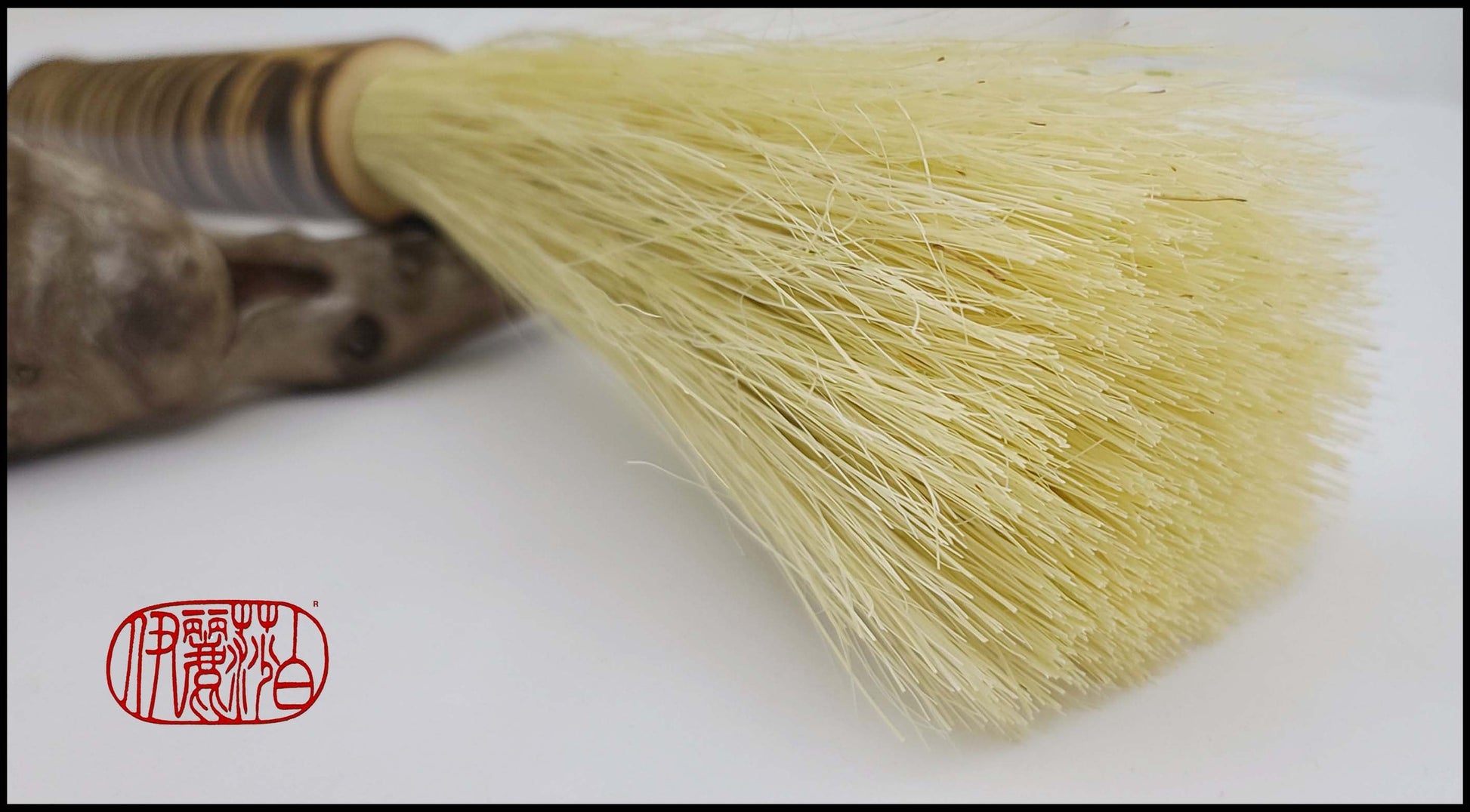 Tampico Fiber 7.5" Bristle Paintbrush with Bamboo Handle Art Supplies Elizabeth Schowachert Art