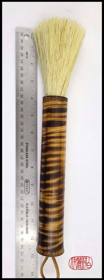 Tampico Fiber Paintbrush with Bamboo Handle Art Supplies Elizabeth Schowachert Art