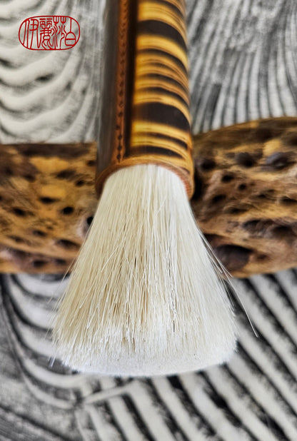 White Horsehair Sumi-e Paintbrush Art & Crafting Materials Elizabeth Schowachert Art