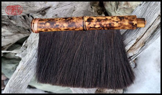 Wide Horsehair Paintbrush with Bamboo Handle WSB #100 Art Supplies Elizabeth Schowachert Art