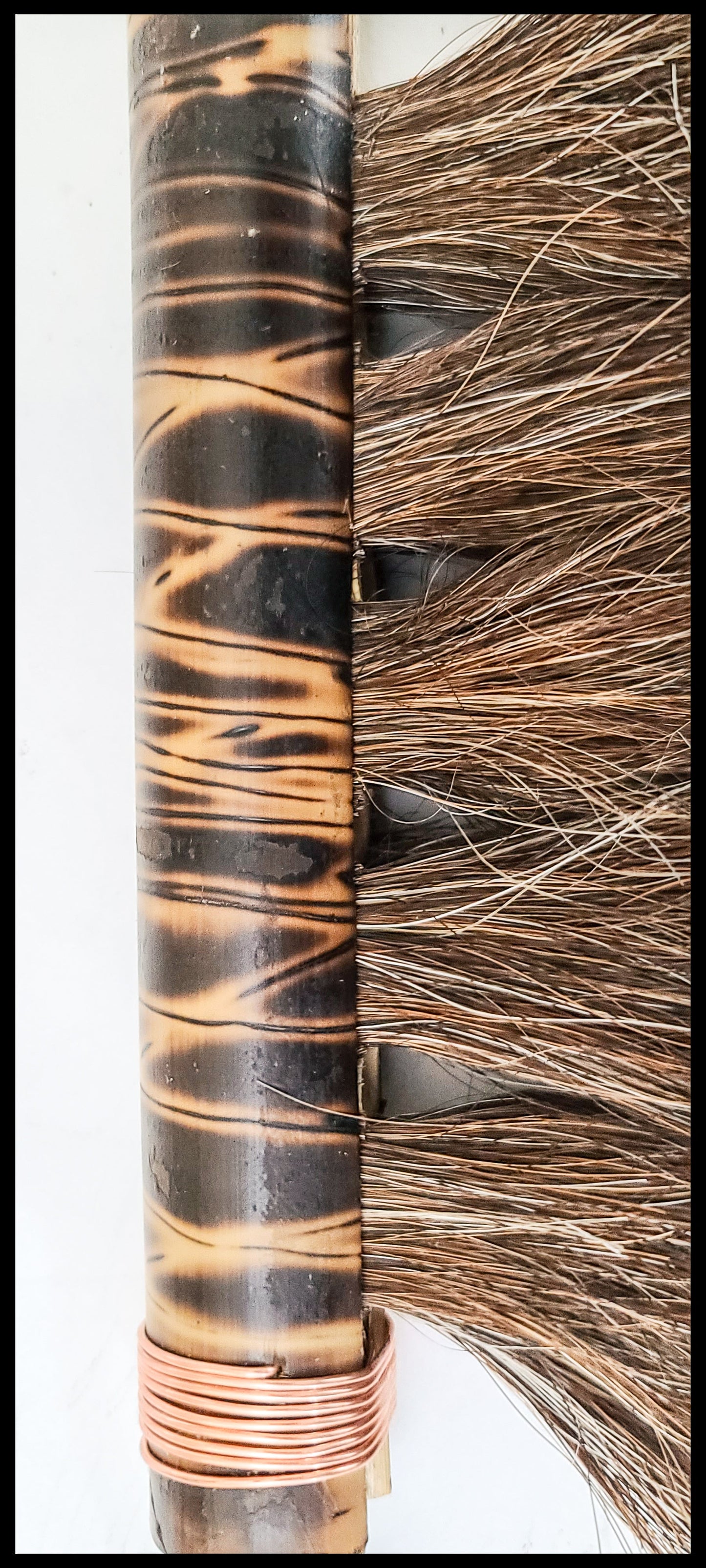 Wide Horsehair Paintbrush with Bamboo Handle WSB #103 Art Supplies Elizabeth Schowachert Art