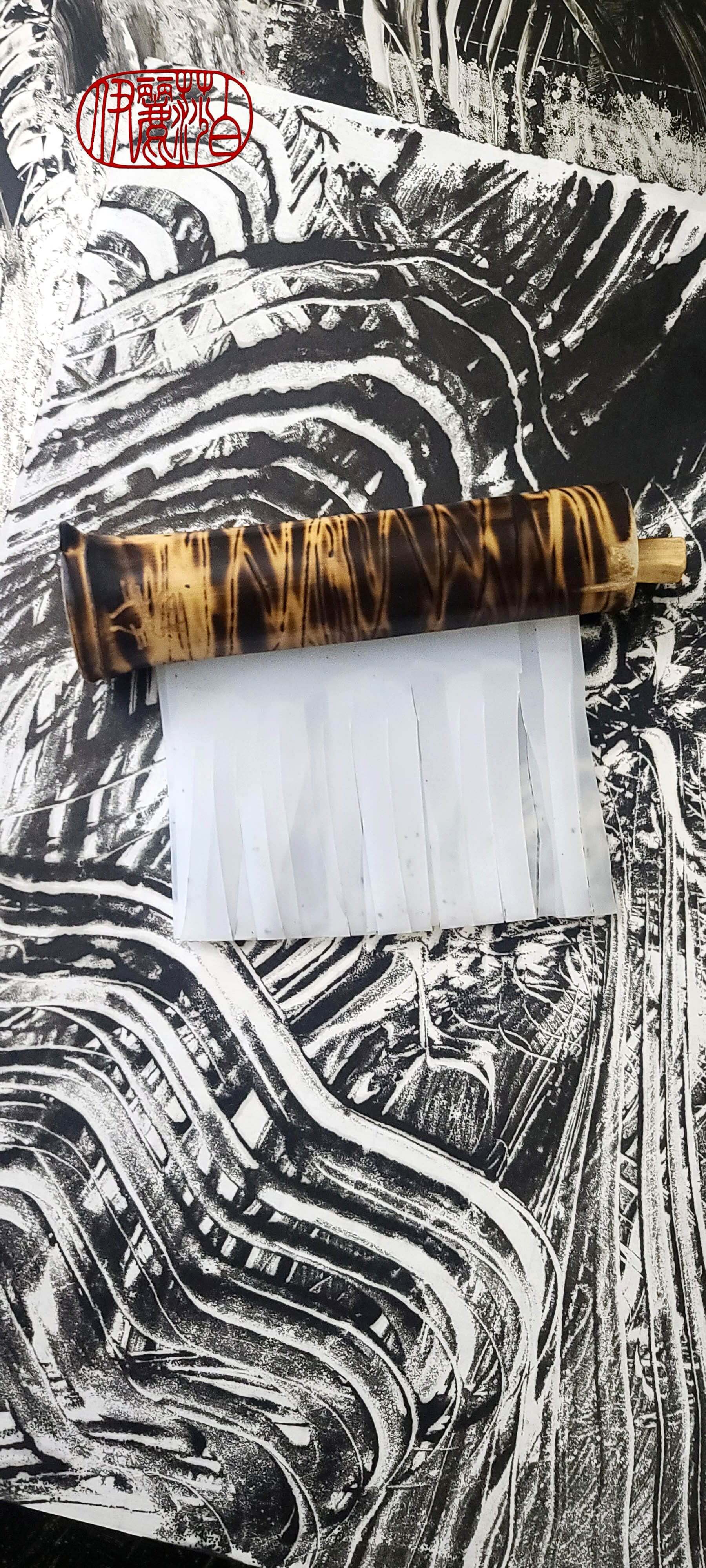 Silicone Paint Brush With Bamboo Handle – Elizabeth Schowachert Art