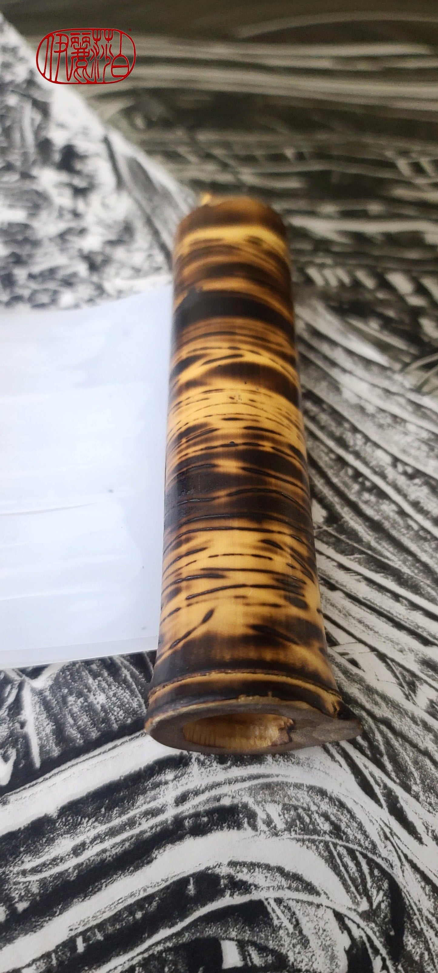 Wide Silicone Paint Brush With Bamboo Handle SB 130 Encaustic Tool Elizabeth Schowachert Art