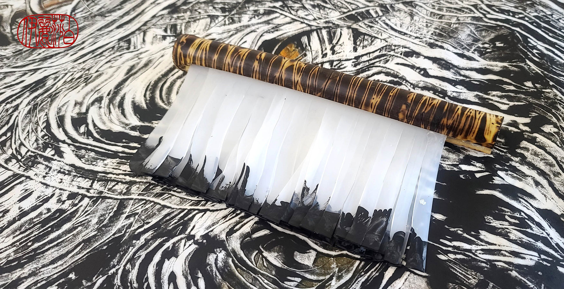 Stiff Bristle Silicone Paint Brush With Bamboo Handle SRB 101 – Elizabeth  Schowachert Art